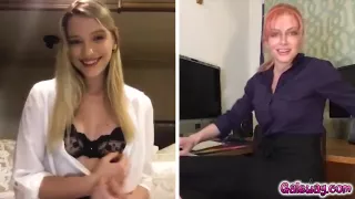 Kenna Show Off Her Pussy In Front Of Computer