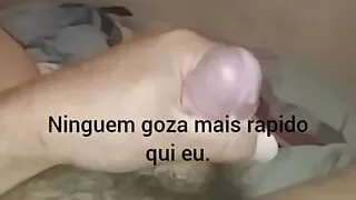 Sperm coming out of the penis in slow motion