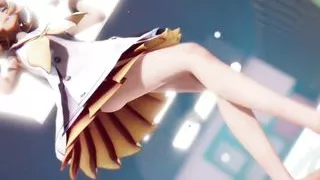 Rin - Tutu Dance + Gradual Undressing (3D HENTAI)