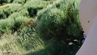 Walking naked by a hot summer day...