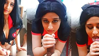 POV Hot Nurse Inspects Dick & Drains Cum