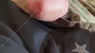 Army soldier teases some precum our of his cock while in OCPs customizing some boxer birefs