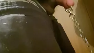 Longest chained Pierced cock ever Masturbation Part I
