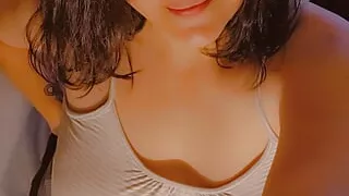 Fucking my dildo with my tight wet juicy pussy,