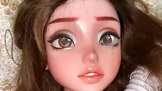 My Doll In Love With The Vacuum Cleaner Hose - Elsa Babe Silicone Love Doll Model Takanashi Mahiru