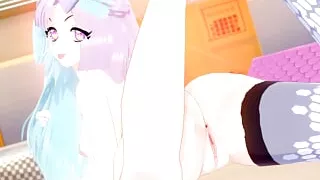 Hentai Masturbating on stream Uncensored
