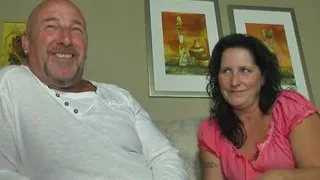 Curvy Black Haired MILF Next Door With Big Ass and Saggy Tits Wants a MMF Threesome