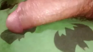 Young Colombian porn with a big penis masturbates for a lot of milk