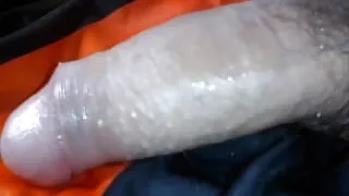 Young Colombian porn with a big penis masturbates for a lot of milk