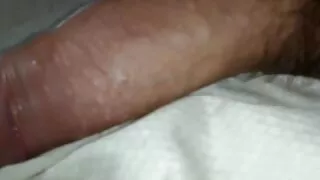 Young Colombian porn with a big penis masturbates for a lot of milk