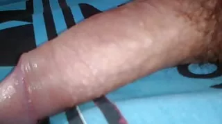 Young Colombian porn with a big penis masturbates for a lot of milk