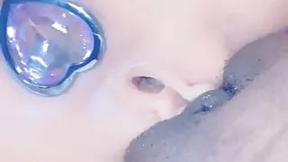 Humping and rubbing my pussy on my bbw sex doll