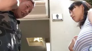 Japanese Asian wife with huge natural tits and big butts cheating with strangers in the hotel