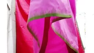 Wearing meitei phanek 2