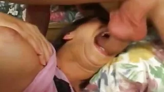 Natural Babe with Small Firm Tits Gets Demolished in Both of Her Holes