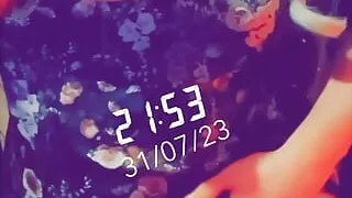 Sissy dress has excited flower