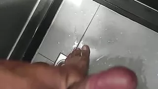 Latino Venezuelan Gay Lets Out His Cum