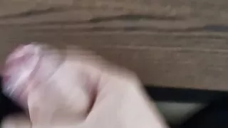 cumshot after hour long edging