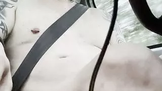 gay slave getting naked and in the mud