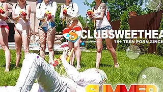 Squirting pistols in the Summer Time Makes us Horny