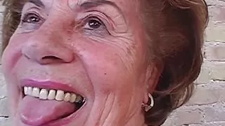 Old Granny Vera Wants to Swallow Cum