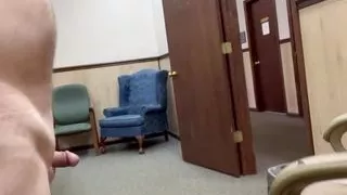 Office Conference Room Strip Naked and Walk Around then Pose at the End