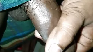 Desi local horny boy doing solo masturbation at night