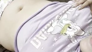 sexy mom bounces her big tits