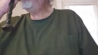 Long Dildo Swallowed