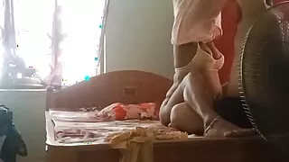 Hot Priya Bhabi sucking and fucking in missionary position with her Boyfriend