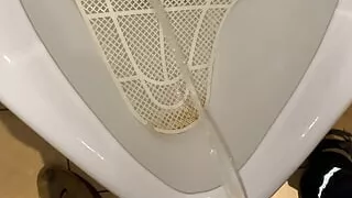 Pee on Public pissoir