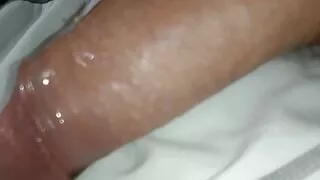 Young Colombian porn with a big penis masturbates for a lot of milk