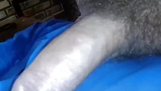 Young Colombian porn with a big penis masturbates for a lot of milk