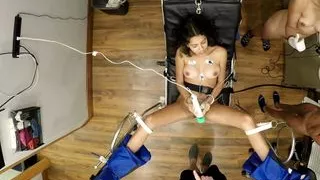 Lezbo Aria Nicole Gets Mandatory Orgasms From Nurses Performing Conversion Therapy At Doctor Tampa's Direction On HitachiHoes.co