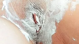 shaving my neighbor's pussy