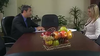 Barbara Summer and Brooke Banner rub their pussies together to orgasm