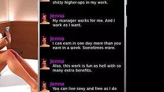 A Couple's Duet of Love and Lust #15 - Jenna and Nat had a chat ... Eathen and Nat made a sex tape ... Nat enjoyed the 69 and sh