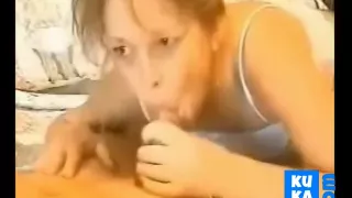 Girl Sucks His Dick And Eats His Cum