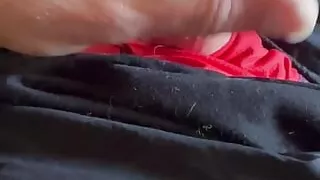 Army solider jerks off in his army PT uniform and shoots a load