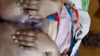 Telugu girl with gym coach when husband went out