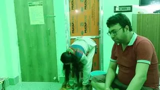 Don't Say No! My wife not at home... let me fuck!! Desi maid sex