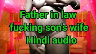 Father-in-law quenched the thirst of his lust by fucking the young daughter-in-law