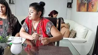 The horny old man receives a salivary blowjob