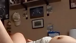 BBW Blaze letting me play with a Lush 2 which led to spontaneous orgasms for hours after I removed the toy and while at work