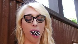 Holly Parker Drinks Her Cum