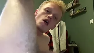 French boy playing with his ass