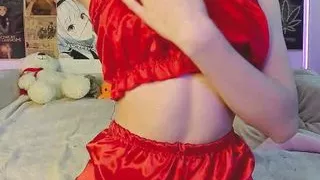 red outfit giantess teasing show