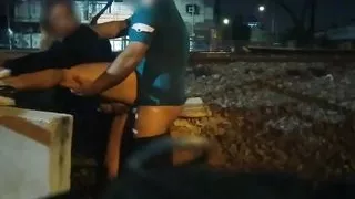 sex on the streets in public caught by stranger voyeurs walking naked through the city