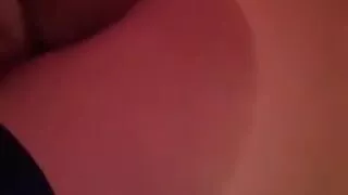 Sissy playing with her butt and clit