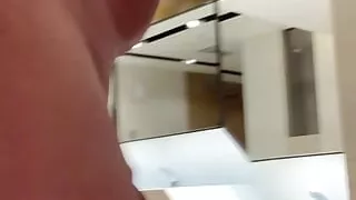 Naked on Public toilet